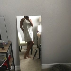 White linen lush dress never worn